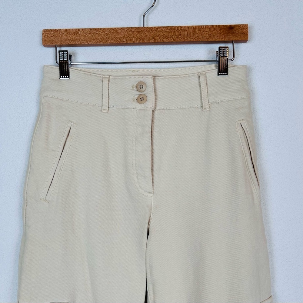 Aritzia Wilfred Free Modern Cargo Pant Gd Birch Light Tan 2 - Picture 5 of 14